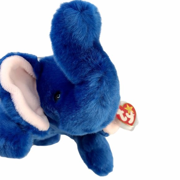 Ty Toys Rare Ty Beanie Baby Beanie Babies Blue Elephant L Poshmark